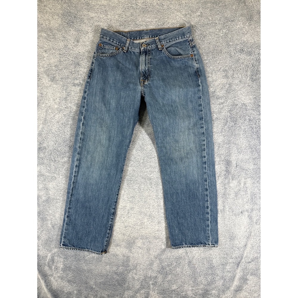 Polo Jeans Co Ralph Lauren Mens Straight Leg Blue Denim Jeans Size 32x27 9351